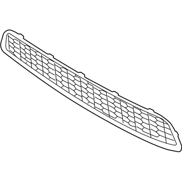 BMW 51-11-8-037-994 Grille, Middle Bottom