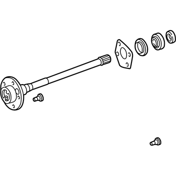 Mopar 4882351 Axle Shaft Rear Left