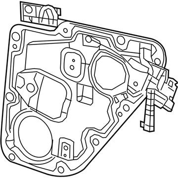 Mopar 68079292AB Panel-Carrier Plate