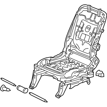 Honda 81126-TK8-A41 Frame, R. FR. Seat