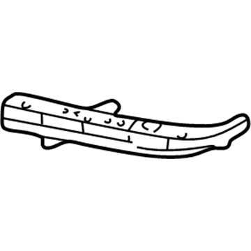 Acura 71148-S3M-A00 Beam, Left Front Bumper Corner (Upper)