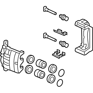 Honda 45018-TGS-A01 Front Caliper Sub-Assembly