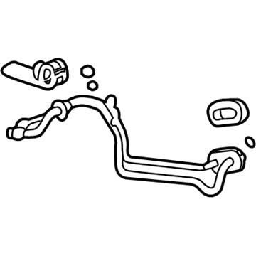 Honda 80320-SDC-A01 Pipe Assembly, Air Conditioner