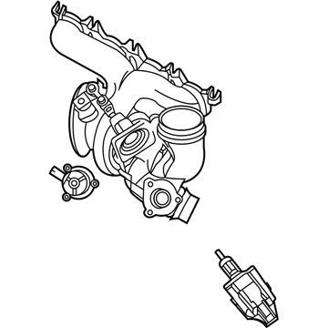 BMW 11-65-8-662-074 EXCHANGE TURBOCHARGER WITH E