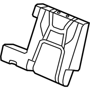 Honda 82525-SJC-A01 Pad Assy., L. RR. Seat-Back