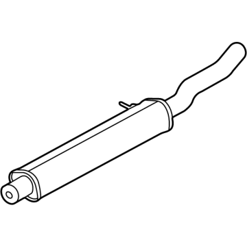 Ford LX6Z-5230-E MUFFLER ASY - CENTRE AND REAR