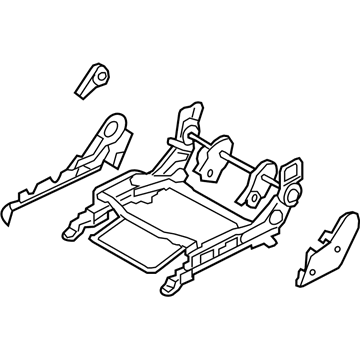 Hyundai 88600-1E050-AR Track Assembly-Front Seat Passenger