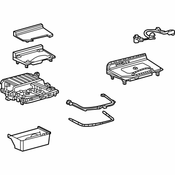 Lexus 58813-78010 BOX, CONSOLE, UPR