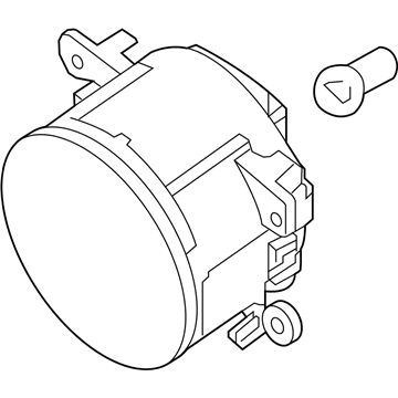 Nissan 26154-EA500 Housing Assembly-Fog Lamp, RH