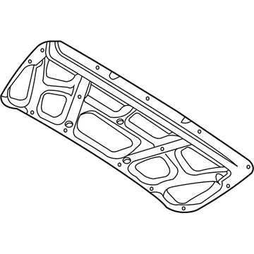 Hyundai 81124-4J000 Insulation-Pad Hood