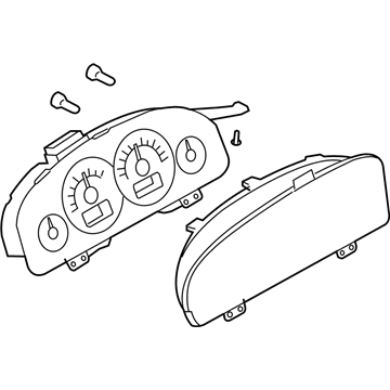 Ford 5M6Z-10849-AB Cluster Assembly