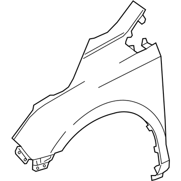 Honda 60211-THR-305ZZ Panel Set, Right Front Fender