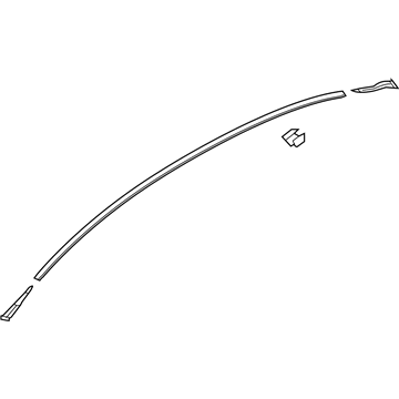 Toyota 75552-WB001 Drip Molding