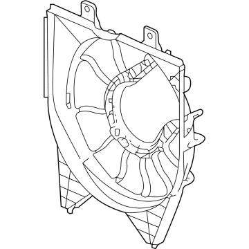 Acura 38615-6S9-A01 SHROUD, A/C