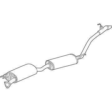 Acura 18307-TZ5-A02 Silencer Complete , Exhaust