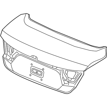 Honda 68500-TVA-A10ZZ Lid, Trunk