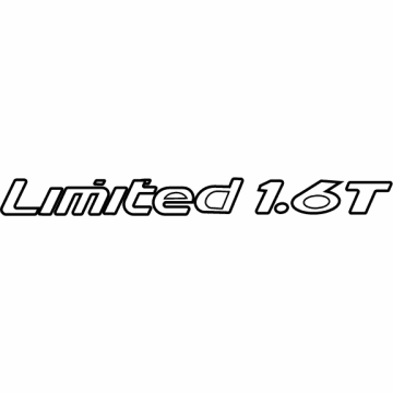 Hyundai 86313-L0010 Limited Emblem