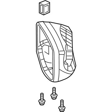 Acura 76205-TX6-A02 Set Passenger Side, Housing