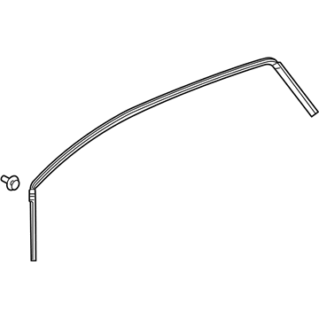 Honda 72325-T5R-A01 Sub-Seal, R. Roof