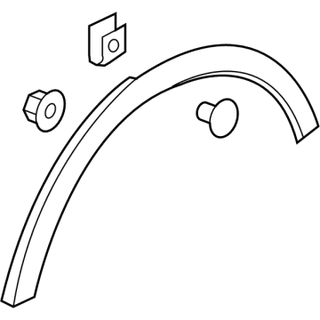 GM 42786093 Wheel Opening Molding