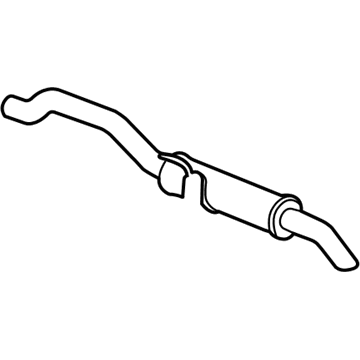 Mopar 4881242AG Exhaust Muffler And Resonator