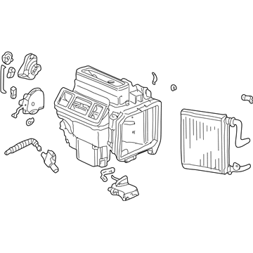 Honda 79100-S0X-A01 Heater Unit