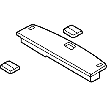 Hyundai 85715-0W101-HZ Trim Assembly-Luggage Rear