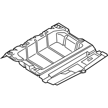 BMW 51-47-7-396-587 Storage Troug Luggage Trunk Floor