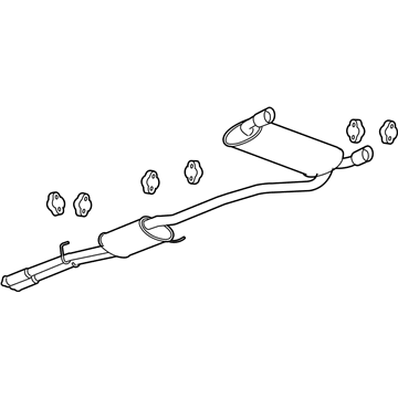 GM 25891670 Muffler & Pipe