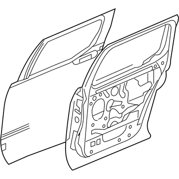 Ford 7A2Z-7824631-A Door Shell