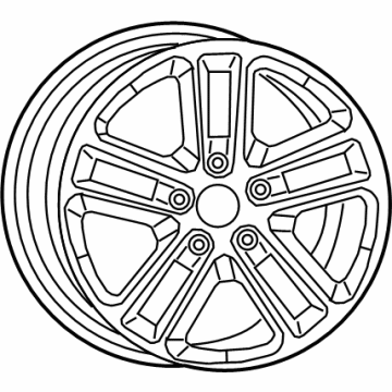 Mopar 6BZ411STAA Aluminum Wheel