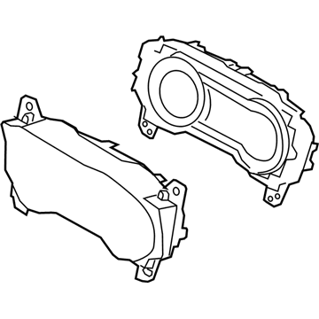 Ford EJ7Z-10849-AA Cluster Assembly