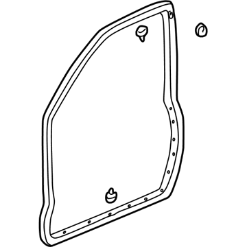 Honda 72350-S0X-A01 Weatherstrip, L. FR. Door