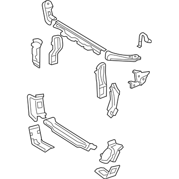 Lexus 53201-33202 Support Sub-Assy, Radiator