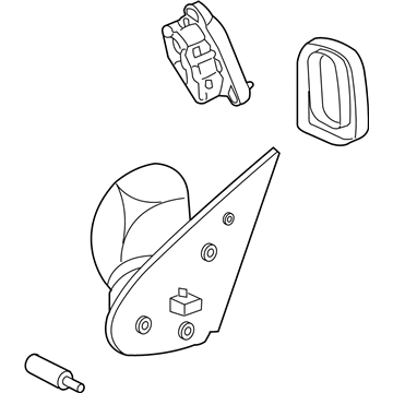 Ford 1L2Z-17683-CAA Mirror Assembly