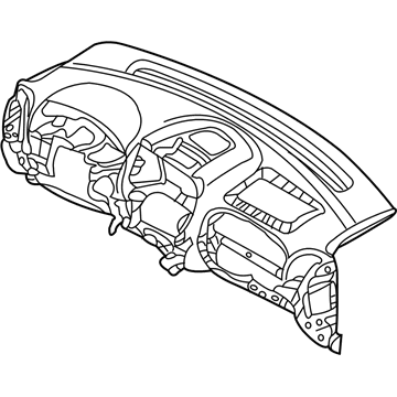 Hyundai 84710-4D050-VA Crash Pad Assembly-Main