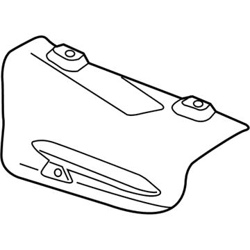 BMW 51-48-7-207-269 Heat Insulation Bumper, Rear Left