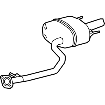 Lexus 17430-38640 Exhaust Tail Pipe Assembly