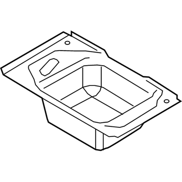 BMW 41-00-7-225-101 Luggage Compartment Pan