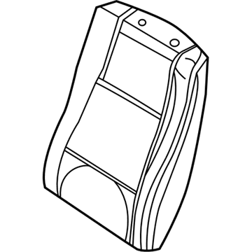 BMW 52-10-8-099-405 Backrest Upholstery