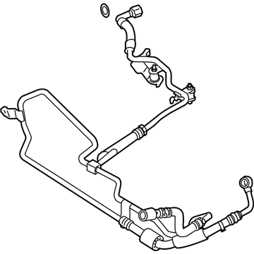 BMW 32-41-6-787-038 Combination Return Pipe