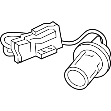 Hyundai 92492-S2100 Rear Combination Inside Holder & Wiring