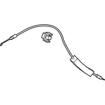 Honda 72173-TST-A01 Cable, Left Front Door Lock