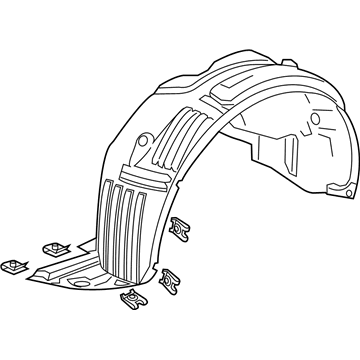 Acura 74101-TZ5-A10 Feeder, Right Front (Inner)