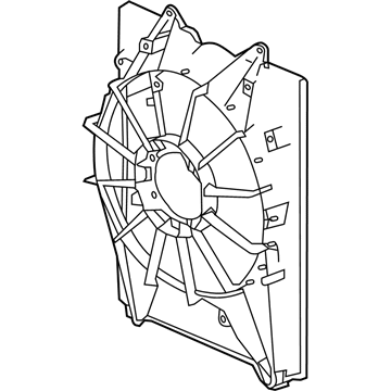 Honda 19015-5J6-A01 Shroud