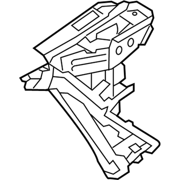 Hyundai 64580-B1000 Panel Assembly-Fender Apron Upper Complete, RH