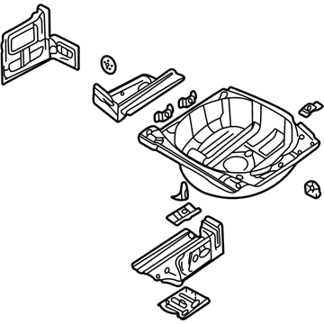 BMW 41-12-7-062-570 Trunk Floor