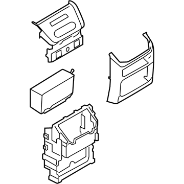 Ford JL7Z-78045E24-AF Rear Trim Panel