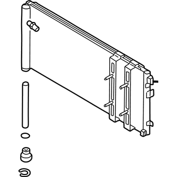 Infiniti 92100-AR270 CONDENSER/LIQUID Tank Assembly