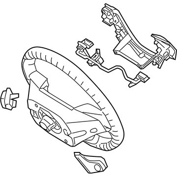 Hyundai 56110-2M100-9P Steering Wheel Assembly